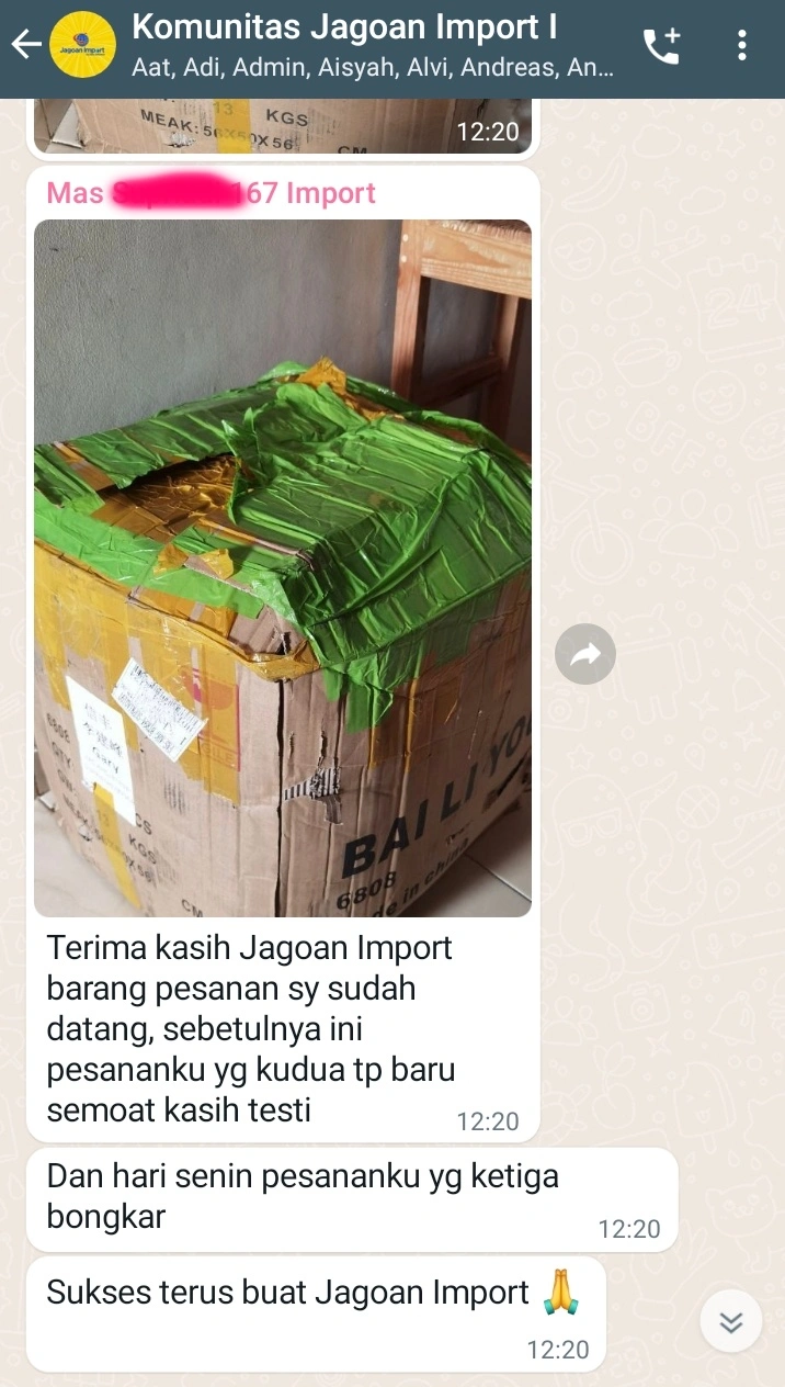Testimoni Jagoan Import 5